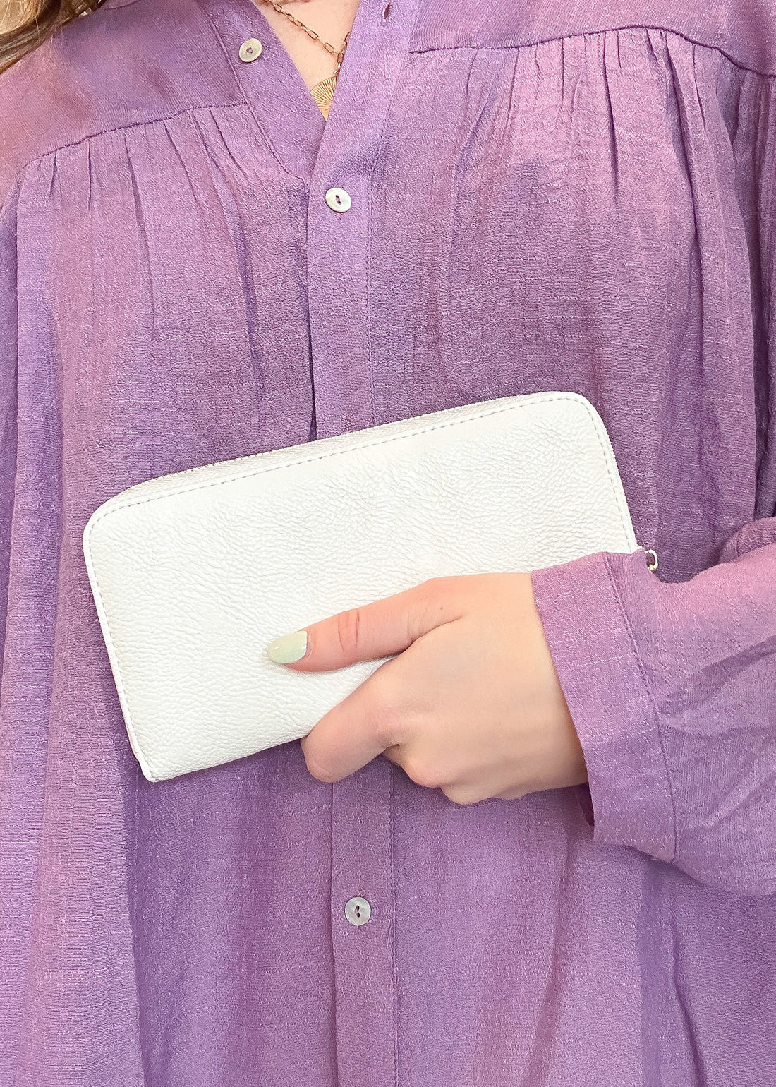 Single Zip Wristlet