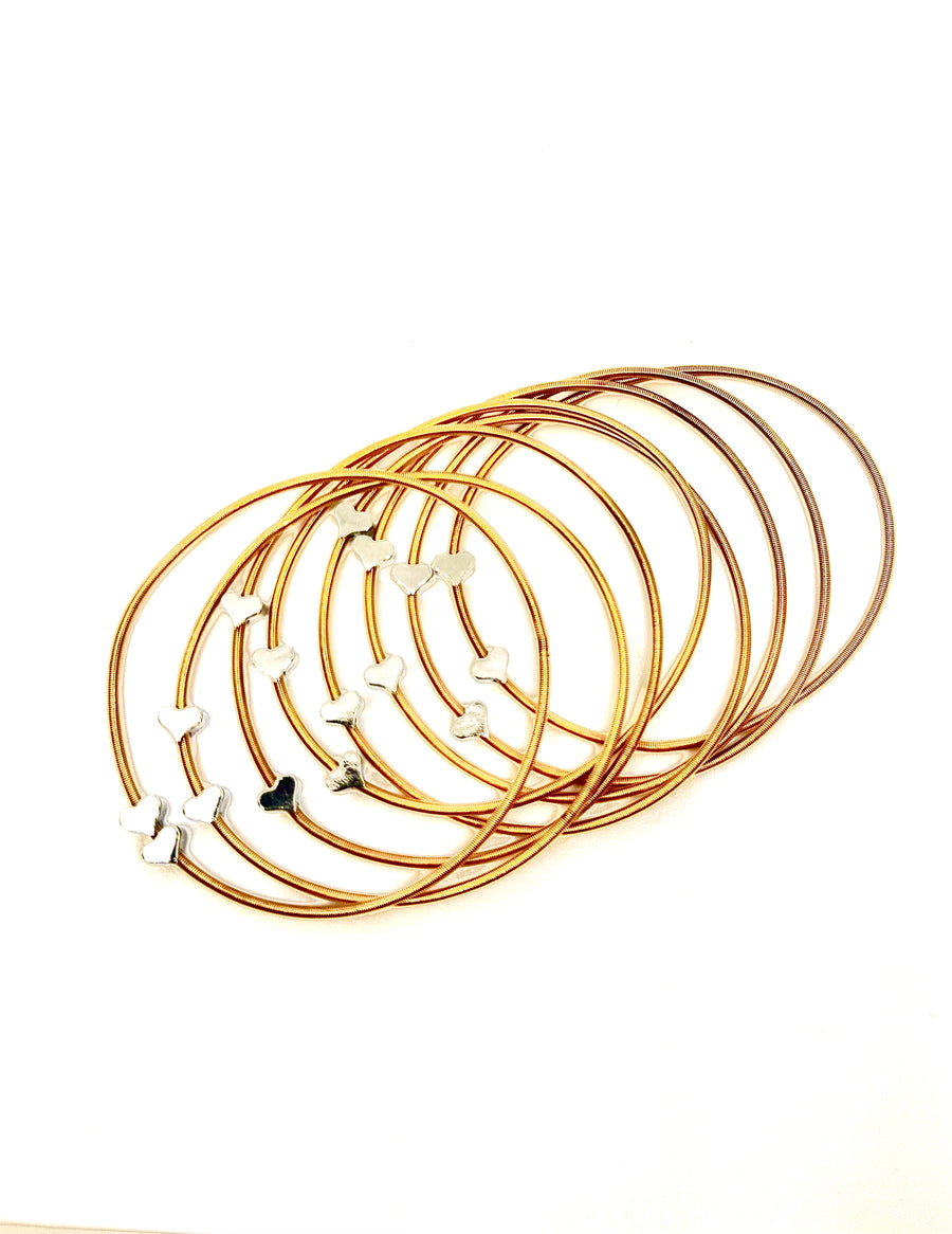 Spring Wire Bracelet Set