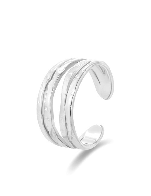 Titanium Steel Multi-layered C-cut Ring