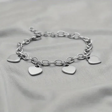 Stainless Steel Classic Hearts