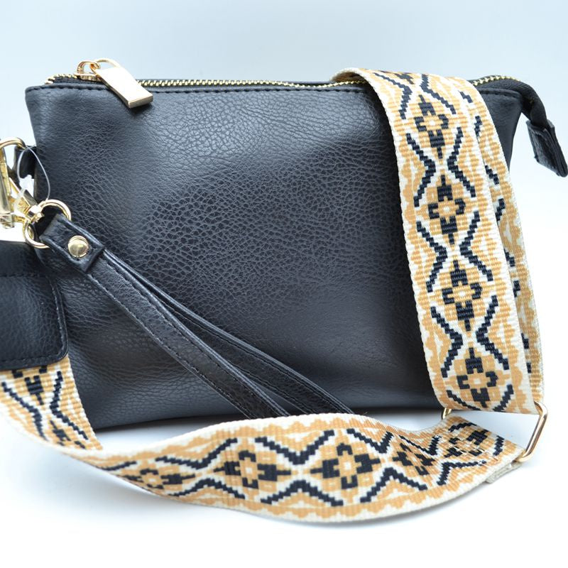 Vegan Pebble Leather Crossbody