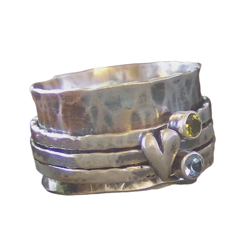 Silver Plated Love Ring