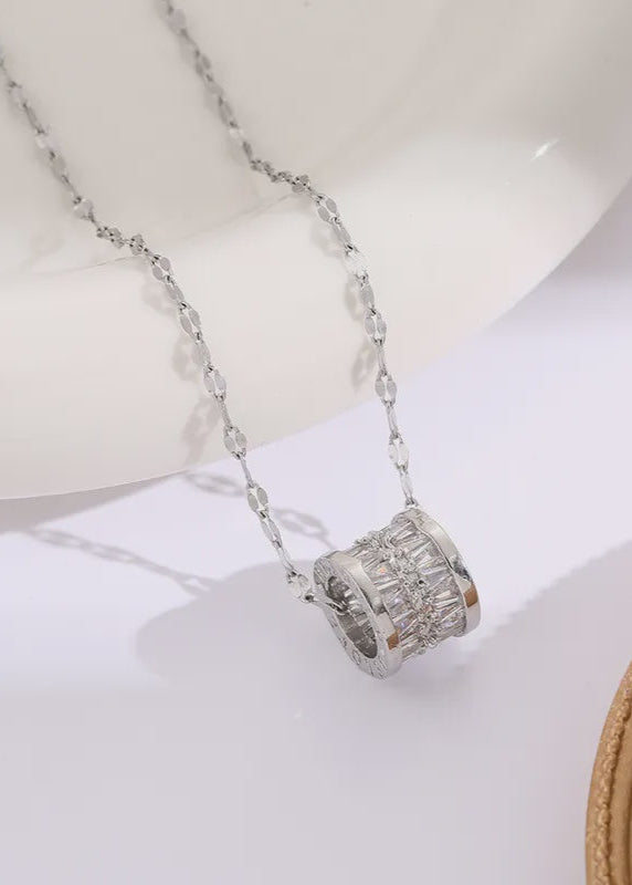 Zircon Pendant Necklace