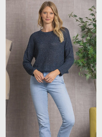 Cable Knit Long Sleeves Top