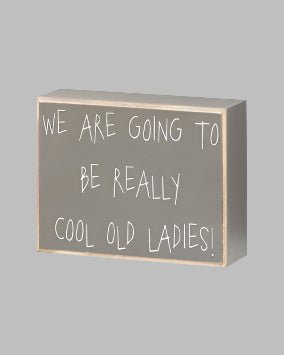 Cool old ladies - Chandeliers Boutique ny