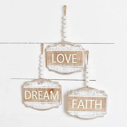 Farmhouse Beaded Hanger