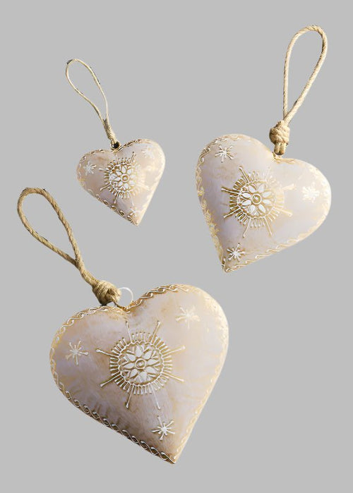 Gold Heart Medium - Chandeliers Boutique ny