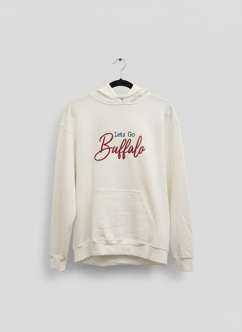 Lets go Buffalo Hoodies - Chandeliers Boutique ny
