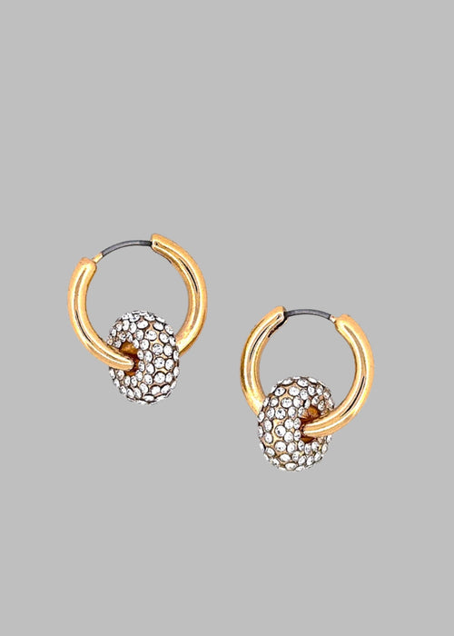 Pave Set O Hoops - Chandeliers Boutique ny