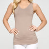 Reversible V or U Neckline Seamless Tank - Chandeliers Boutique ny