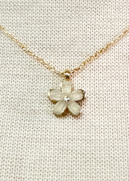 Single Daisy Necklace - Chandeliers Boutique ny