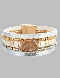 Trish Druzy Multi layer Bracelet - Chandeliers Boutique ny